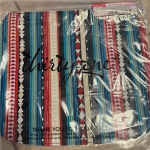 Thirty-One Southwest Stripe Bag Detachable Flap Rabat Studio Discontinued